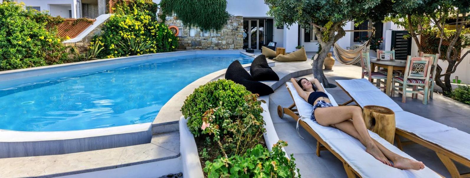 Villa Paradise In Naxos Plaka  Room photo